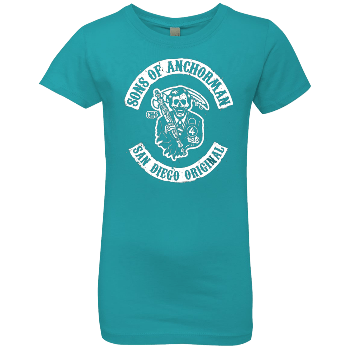 T-Shirts Tahiti Blue / YXS Sons of Anchorman Girls Premium T-Shirt