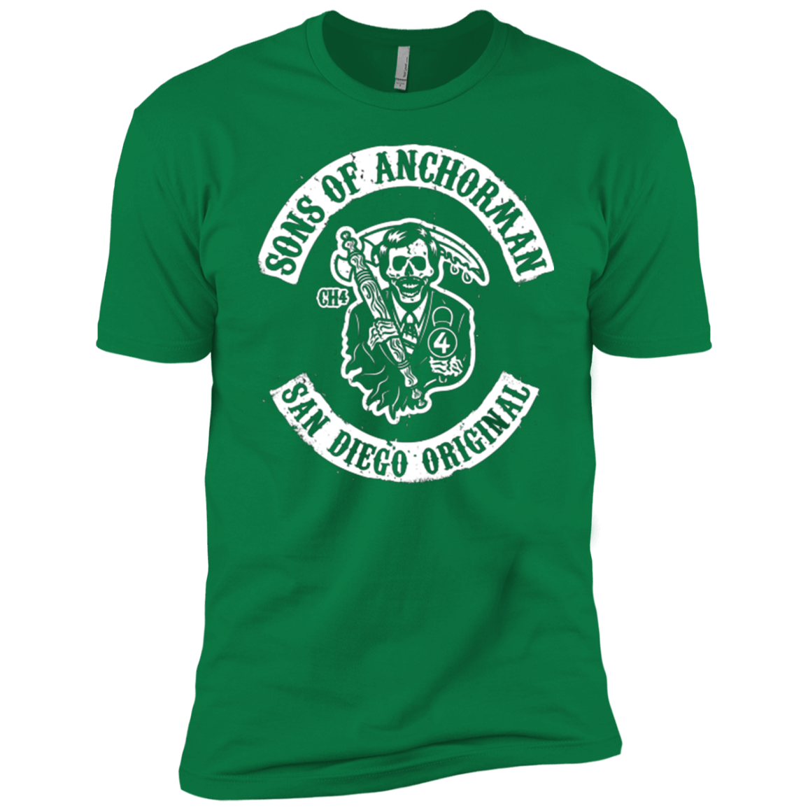T-Shirts Kelly Green / X-Small Sons of Anchorman Men's Premium T-Shirt