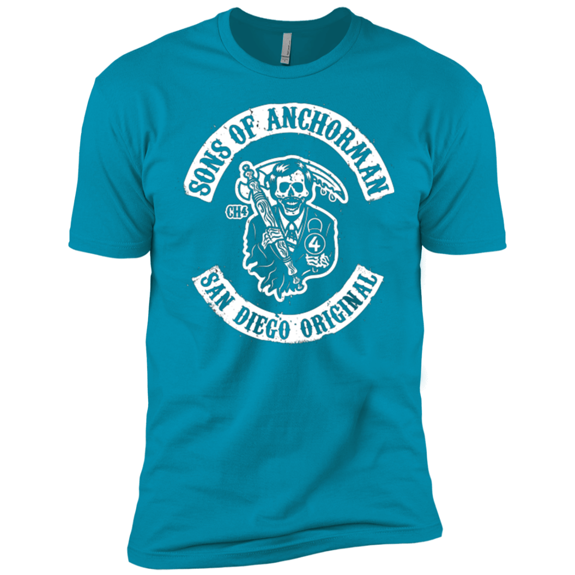 T-Shirts Turquoise / X-Small Sons of Anchorman Men's Premium T-Shirt