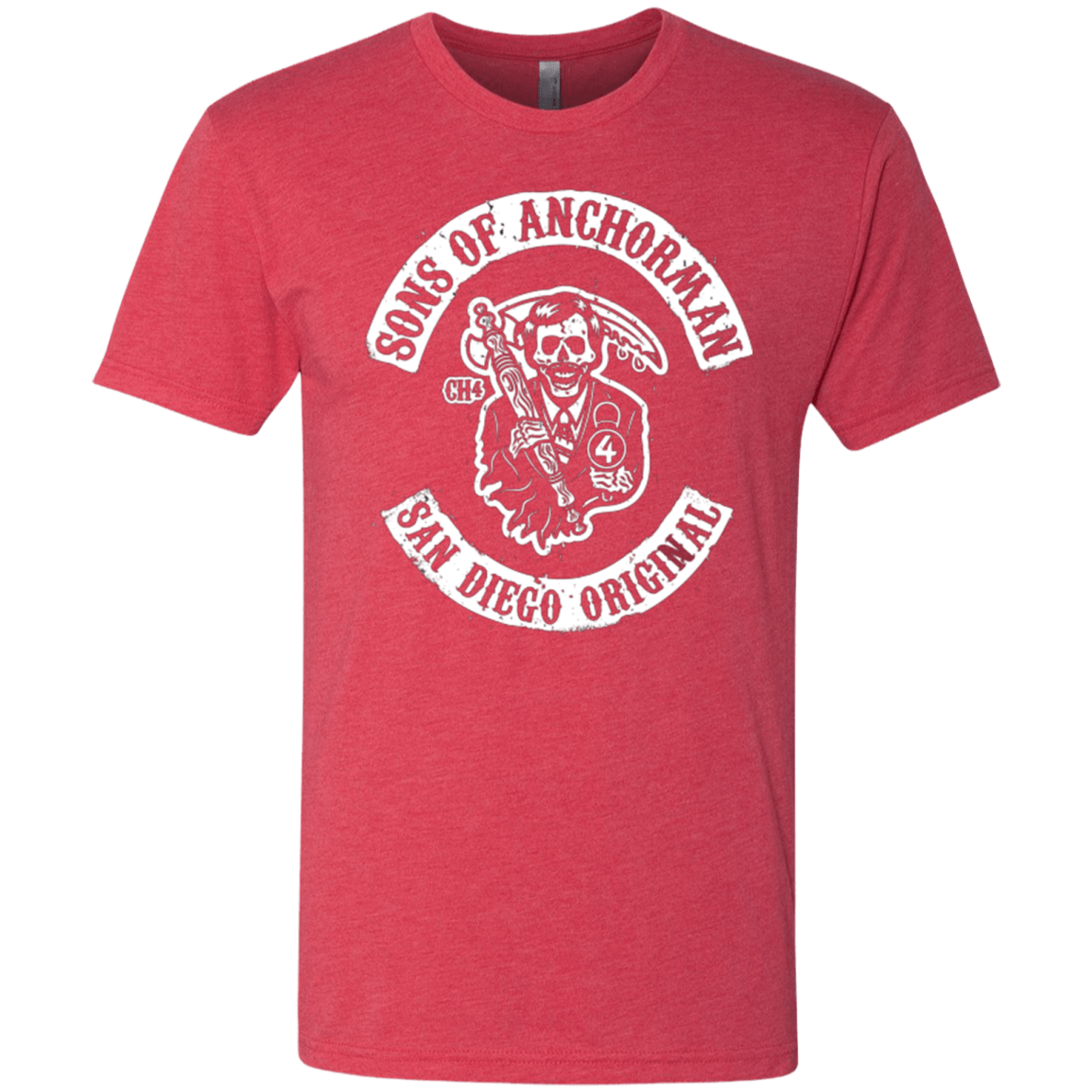 T-Shirts Vintage Red / Small Sons of Anchorman Men's Triblend T-Shirt