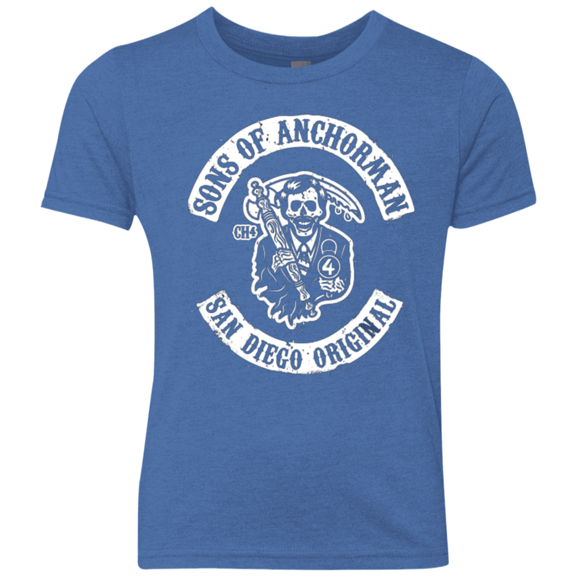T-Shirts Vintage Royal / YXS Sons of Anchorman Youth Triblend T-Shirt