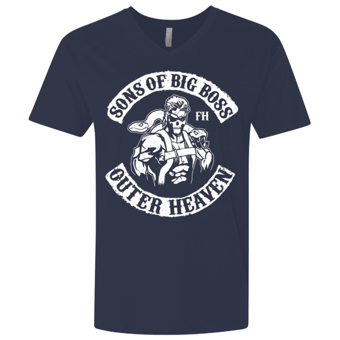 T-Shirts Midnight Navy / X-Small SONS OF BIG BOSS Men's Premium V-Neck