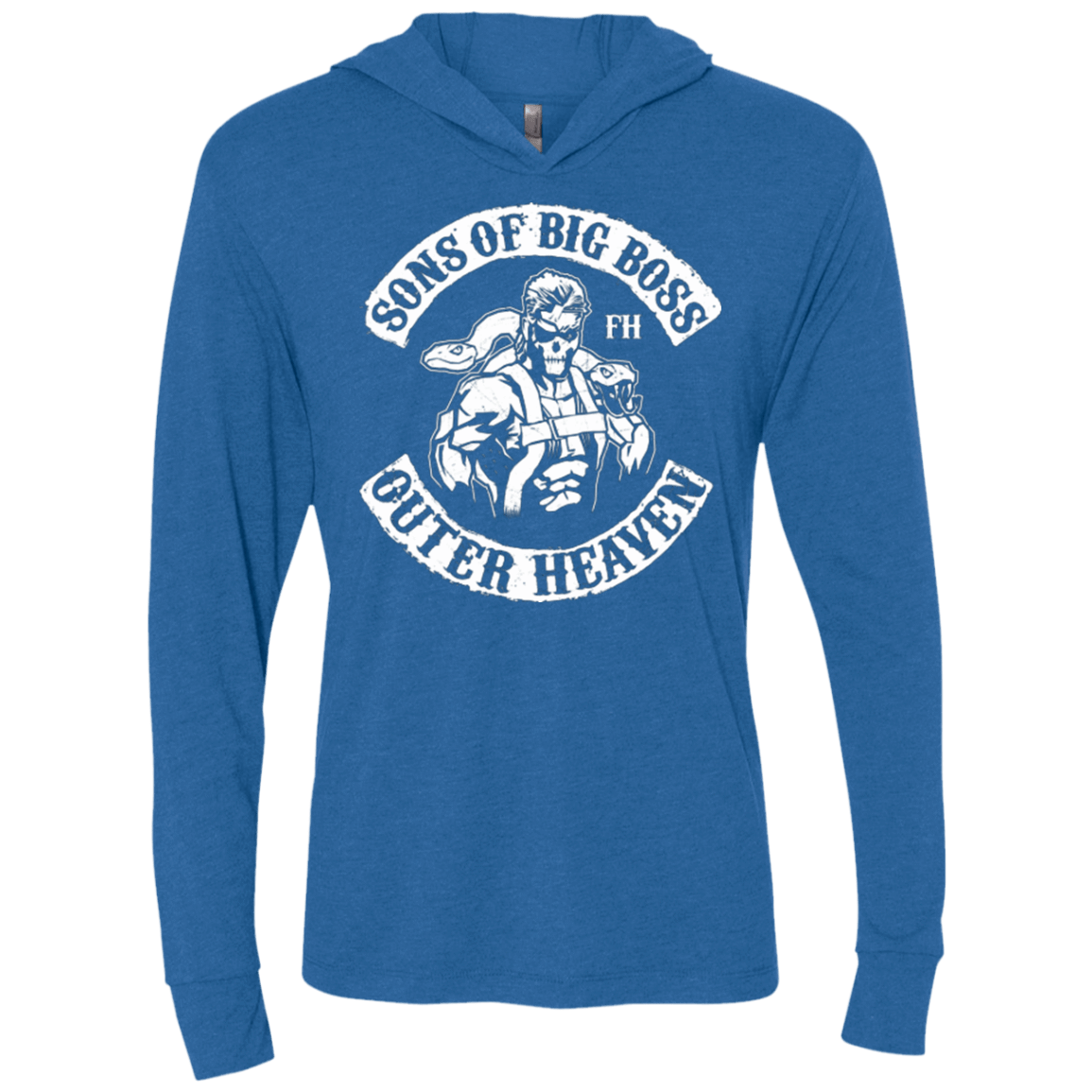 T-Shirts Vintage Royal / X-Small SONS OF BIG BOSS Triblend Long Sleeve Hoodie Tee