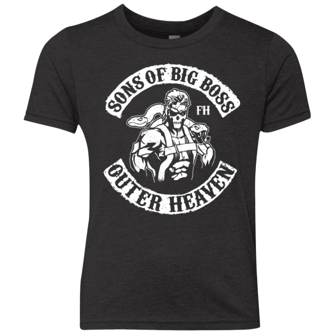 T-Shirts Vintage Black / YXS SONS OF BIG BOSS Youth Triblend T-Shirt