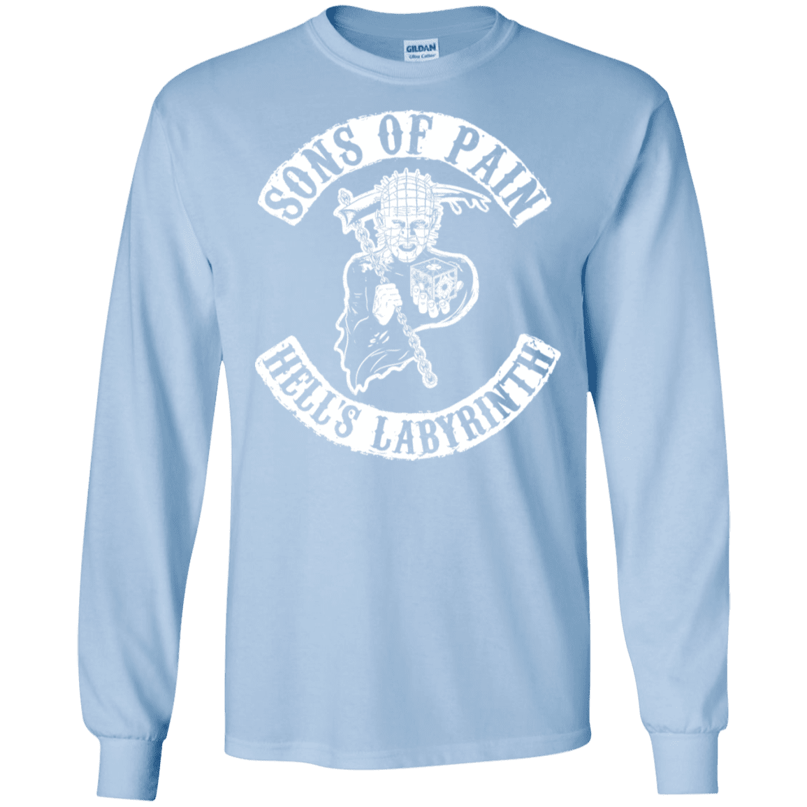 T-Shirts Light Blue / S Sons of Pain Men's Long Sleeve T-Shirt