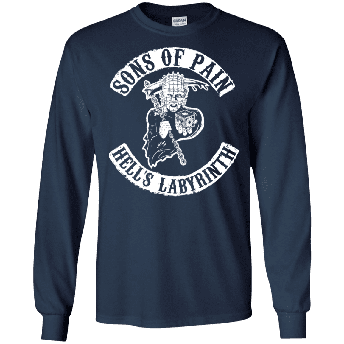 T-Shirts Navy / S Sons of Pain Men's Long Sleeve T-Shirt
