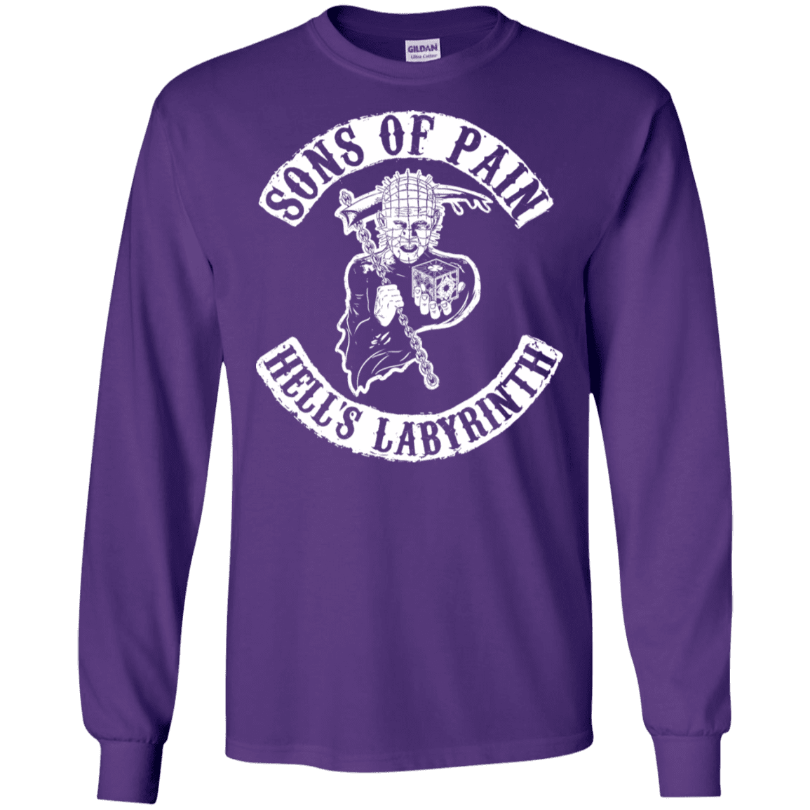 T-Shirts Purple / S Sons of Pain Men's Long Sleeve T-Shirt
