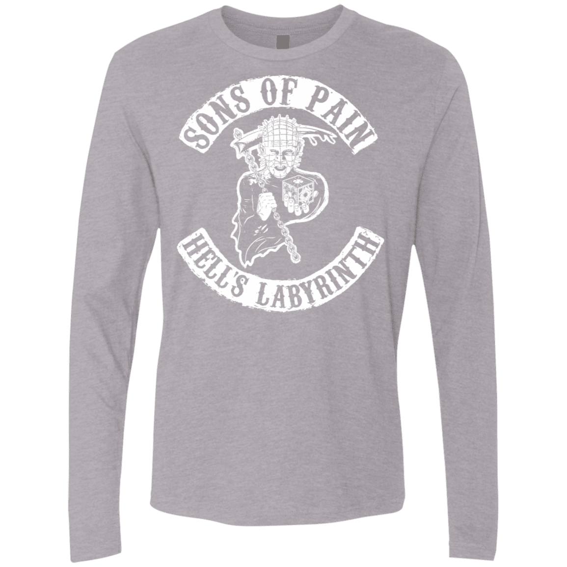 T-Shirts Heather Grey / S Sons of Pain Men's Premium Long Sleeve