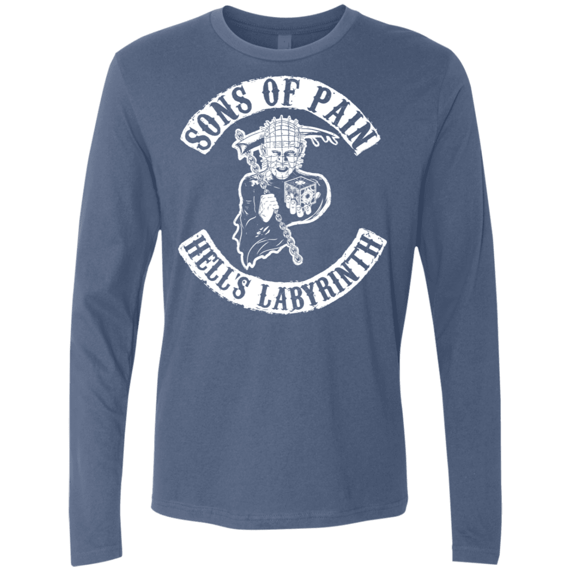 T-Shirts Indigo / S Sons of Pain Men's Premium Long Sleeve