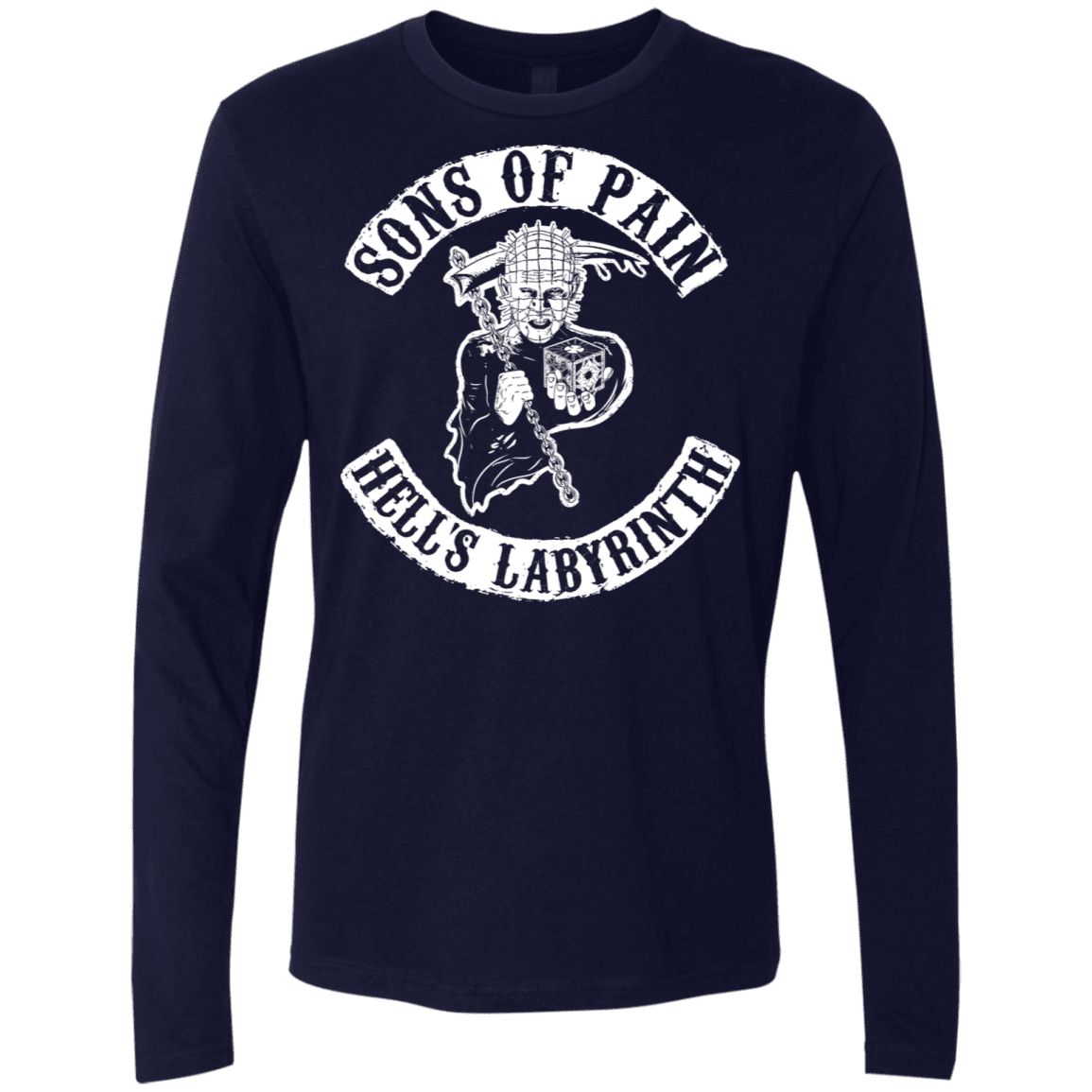 T-Shirts Midnight Navy / S Sons of Pain Men's Premium Long Sleeve