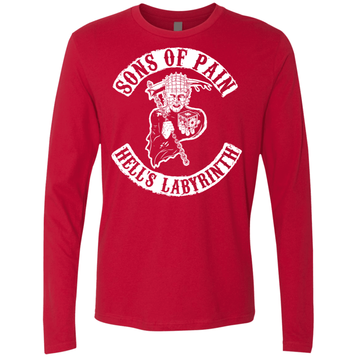 T-Shirts Red / S Sons of Pain Men's Premium Long Sleeve
