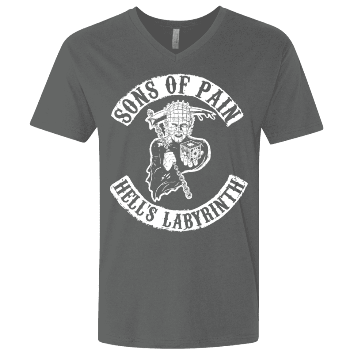 T-Shirts Heavy Metal / X-Small Sons of Pain Men's Premium V-Neck