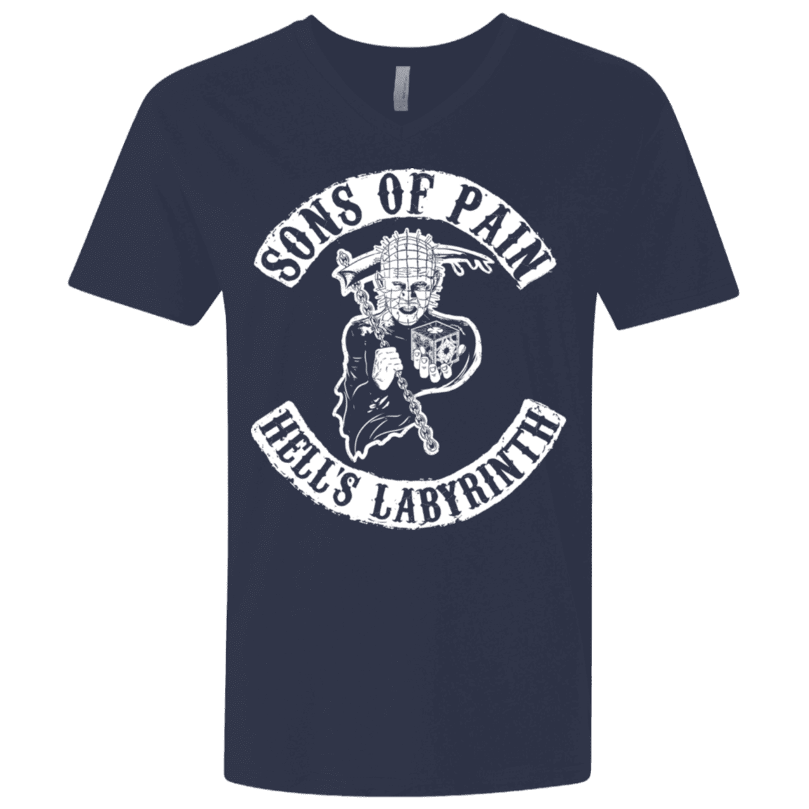 T-Shirts Midnight Navy / X-Small Sons of Pain Men's Premium V-Neck