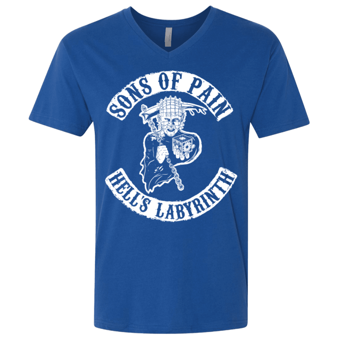 T-Shirts Royal / X-Small Sons of Pain Men's Premium V-Neck