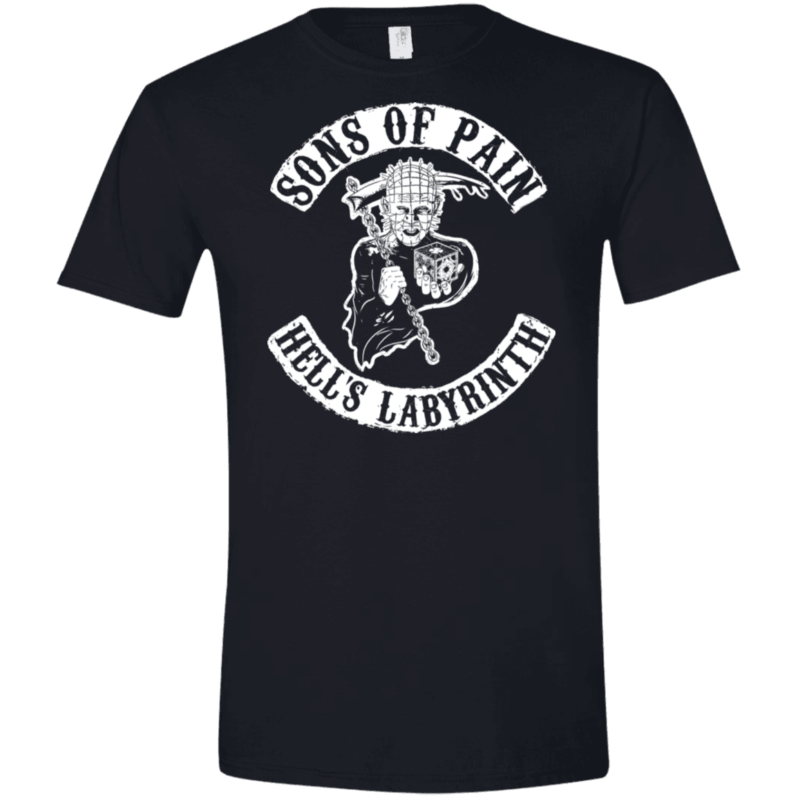 T-Shirts Black / X-Small Sons of Pain Men's Semi-Fitted Softstyle