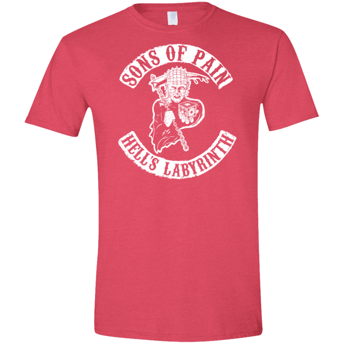 T-Shirts Heather Red / S Sons of Pain Men's Semi-Fitted Softstyle