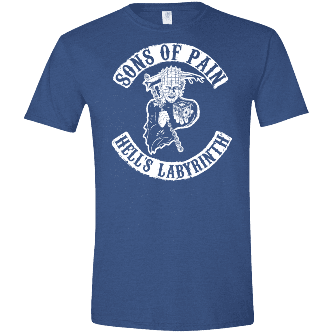 T-Shirts Heather Royal / X-Small Sons of Pain Men's Semi-Fitted Softstyle