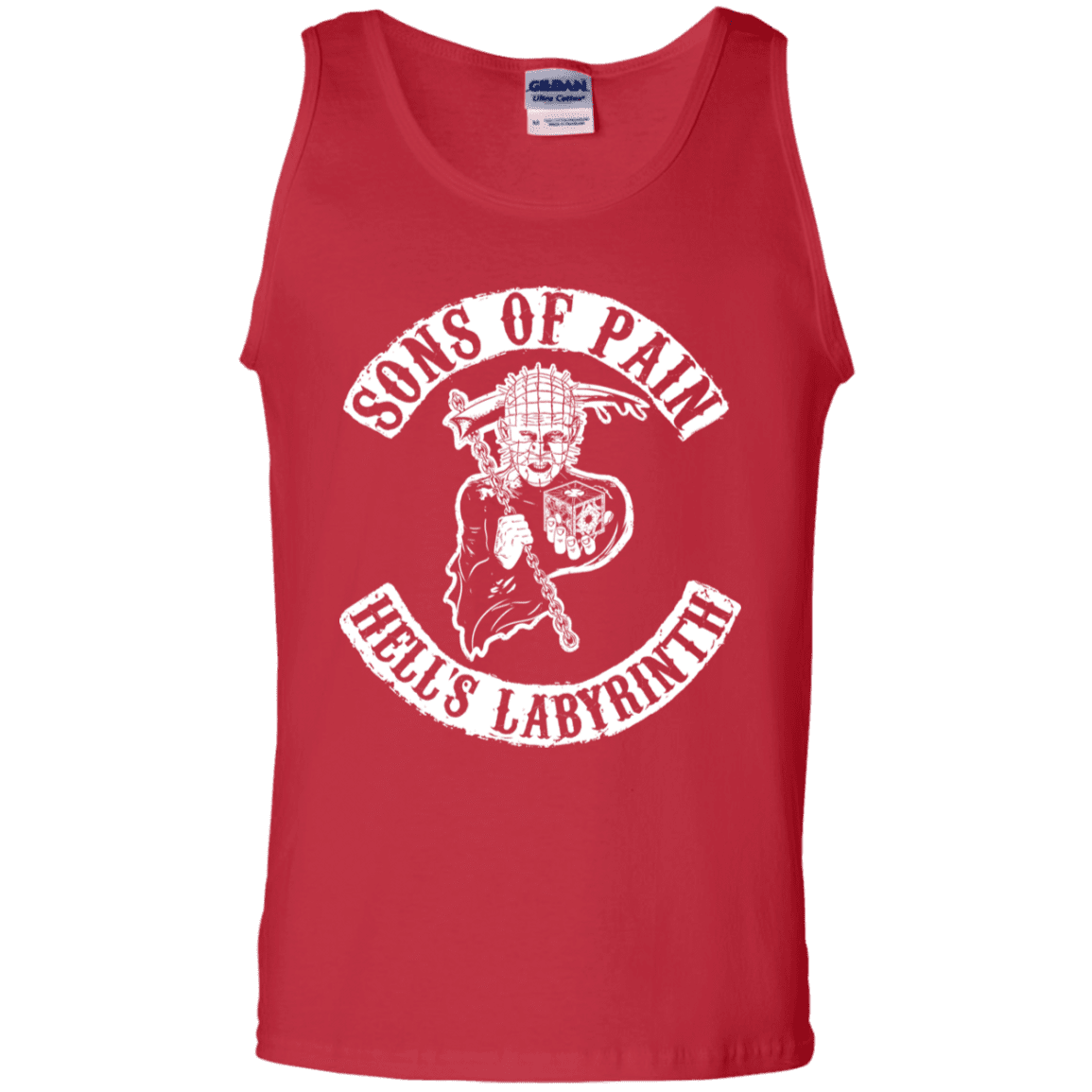 T-Shirts Red / S Sons of Pain Men's Tank Top