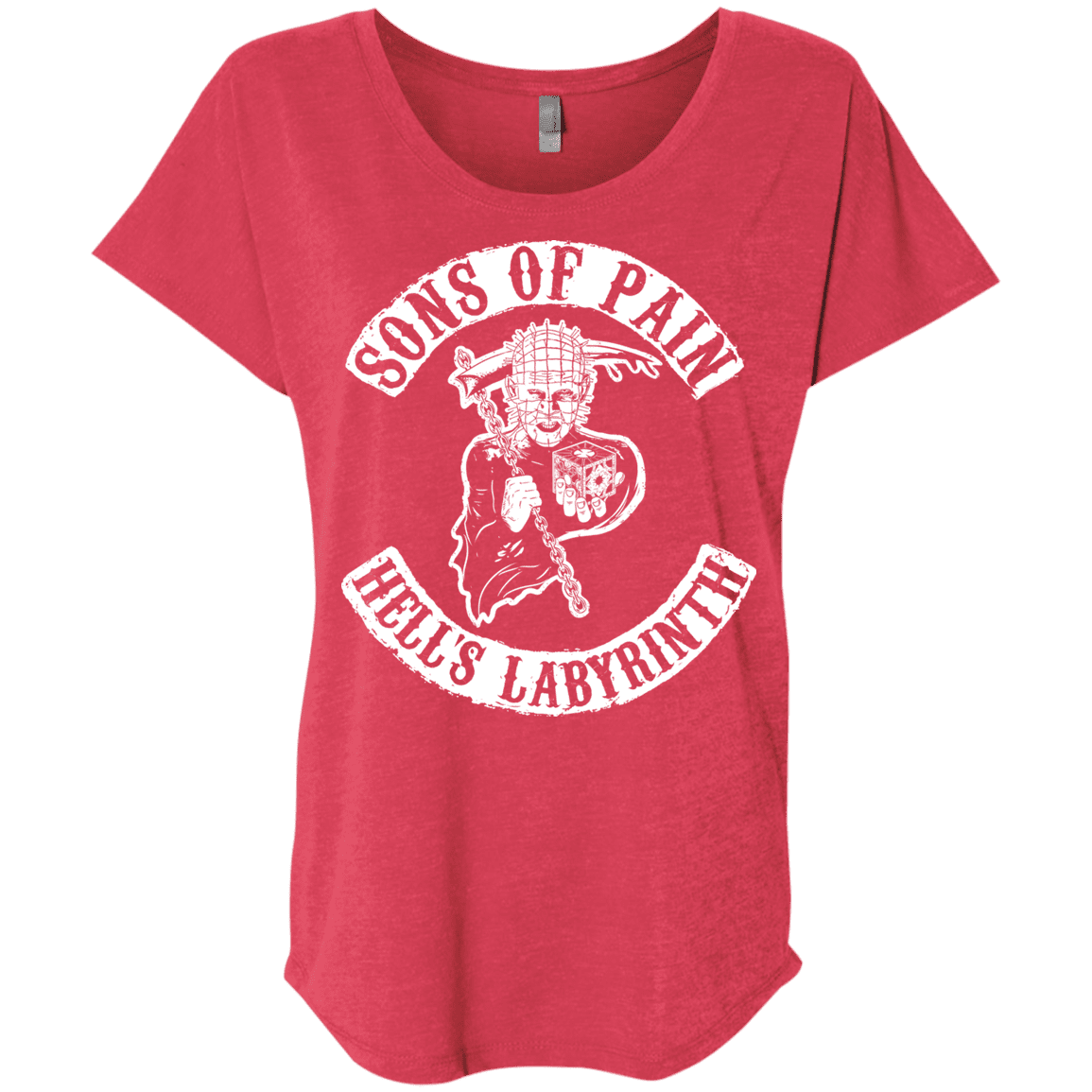 T-Shirts Vintage Red / X-Small Sons of Pain Triblend Dolman Sleeve