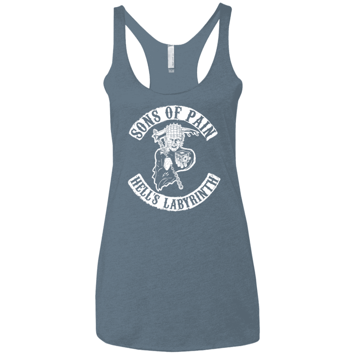 T-Shirts Indigo / X-Small Sons of Pain Women's Triblend Racerback Tank