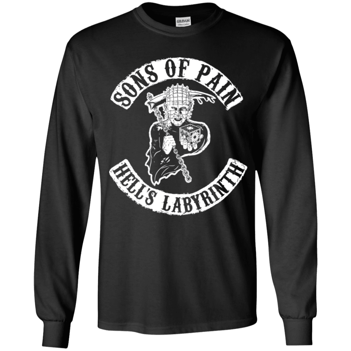 T-Shirts Black / YS Sons of Pain Youth Long Sleeve T-Shirt