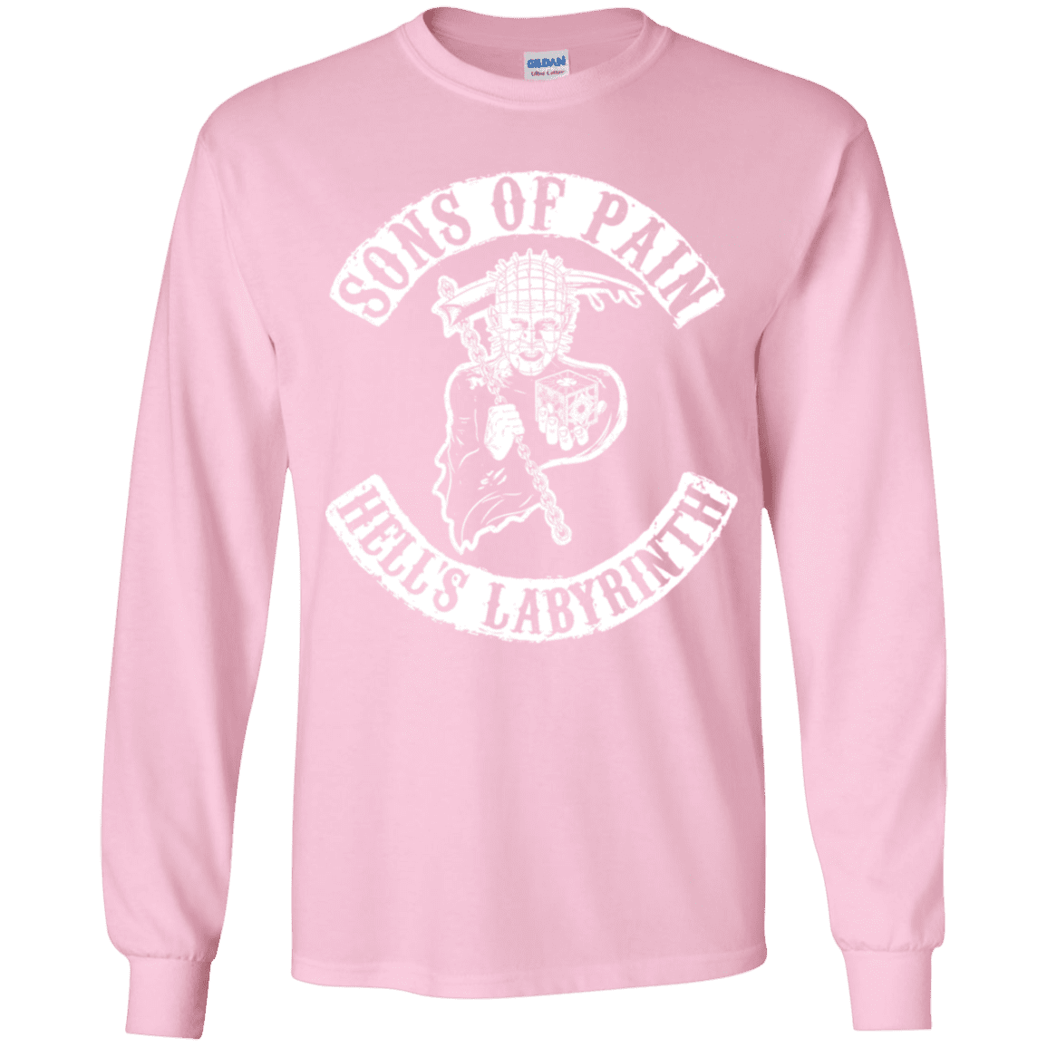T-Shirts Light Pink / YS Sons of Pain Youth Long Sleeve T-Shirt