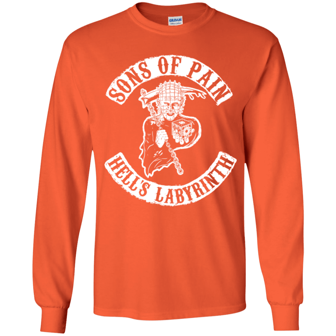 T-Shirts Orange / YS Sons of Pain Youth Long Sleeve T-Shirt