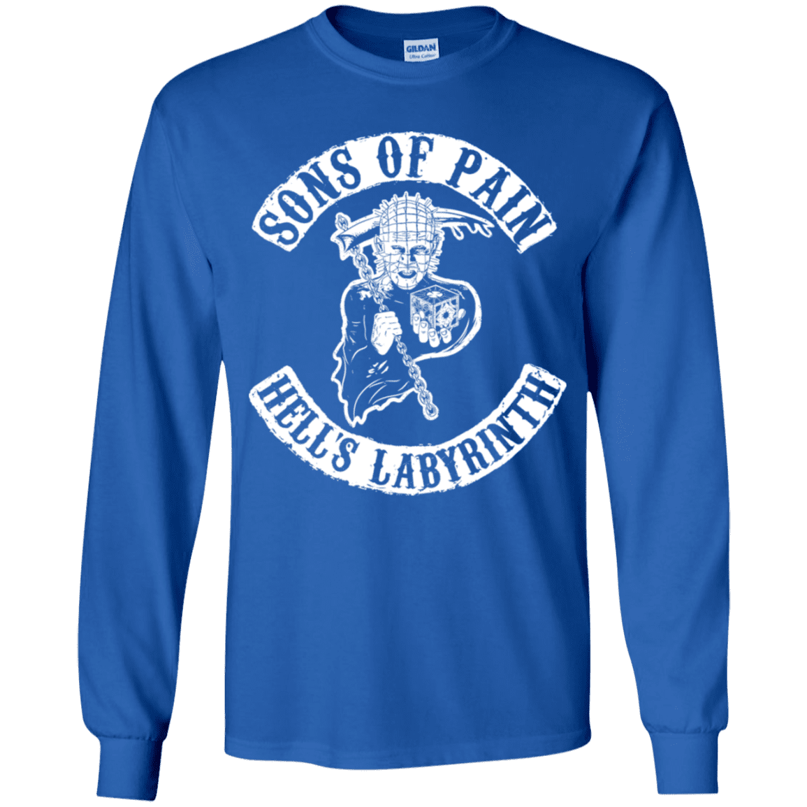 T-Shirts Royal / YS Sons of Pain Youth Long Sleeve T-Shirt