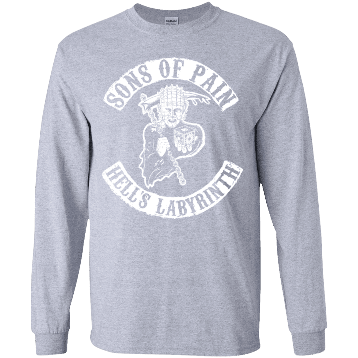 T-Shirts Sport Grey / YS Sons of Pain Youth Long Sleeve T-Shirt