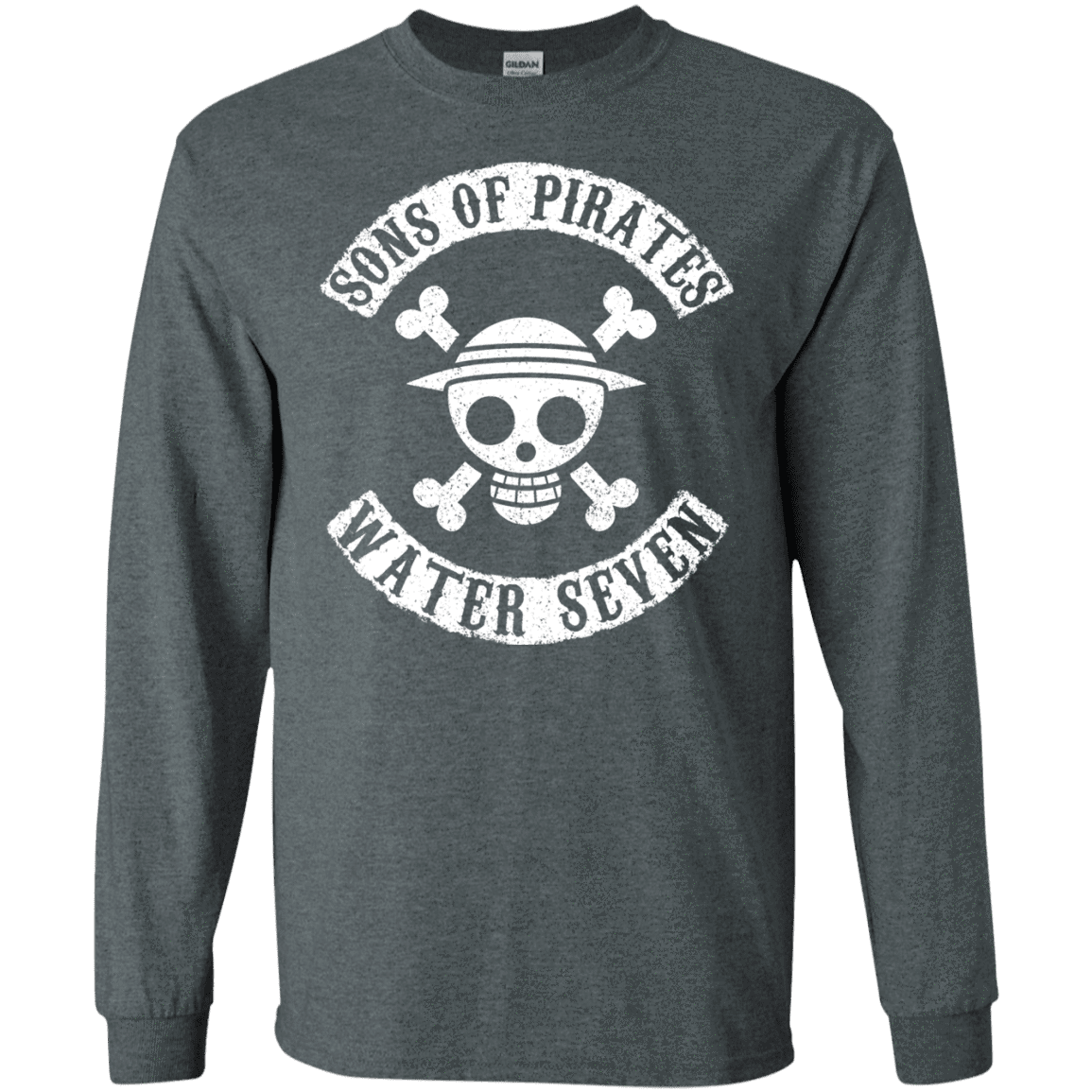 T-Shirts Dark Heather / S Sons of Pirates Men's Long Sleeve T-Shirt