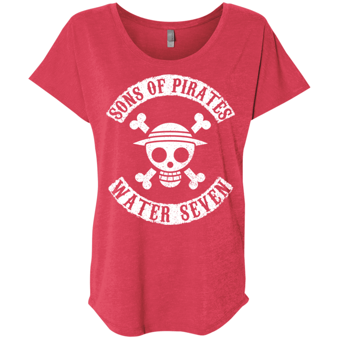 T-Shirts Vintage Red / X-Small Sons of Pirates Triblend Dolman Sleeve