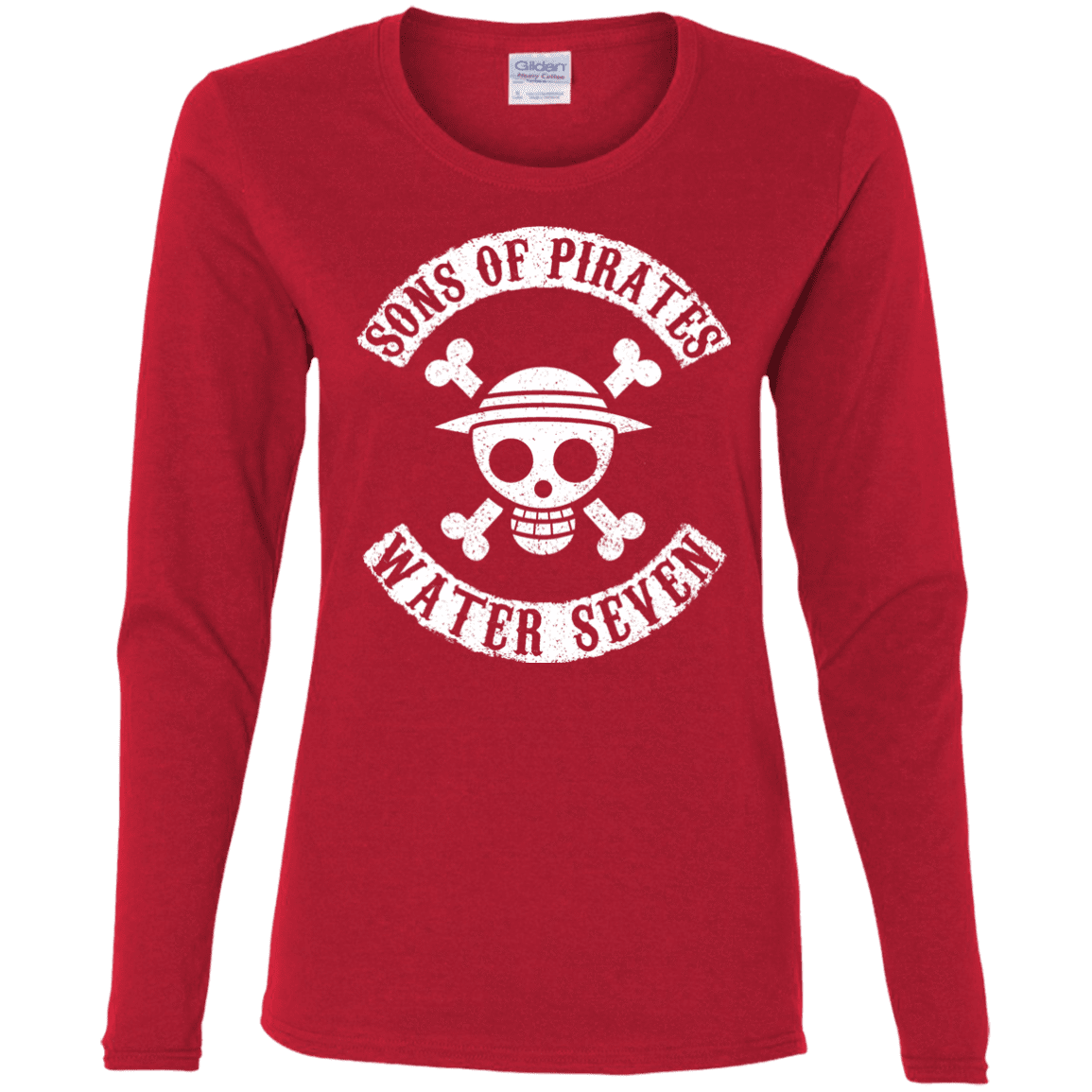 T-Shirts Red / S Sons of Pirates Women's Long Sleeve T-Shirt