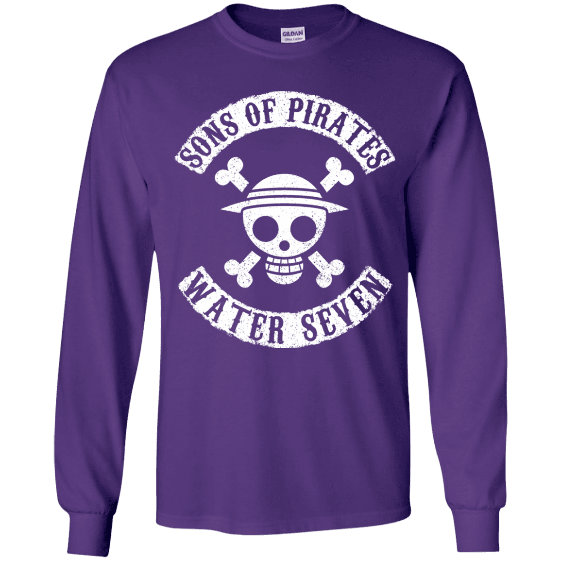 T-Shirts Purple / YS Sons of Pirates Youth Long Sleeve T-Shirt