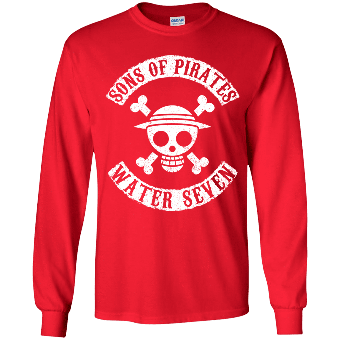 T-Shirts Red / YS Sons of Pirates Youth Long Sleeve T-Shirt