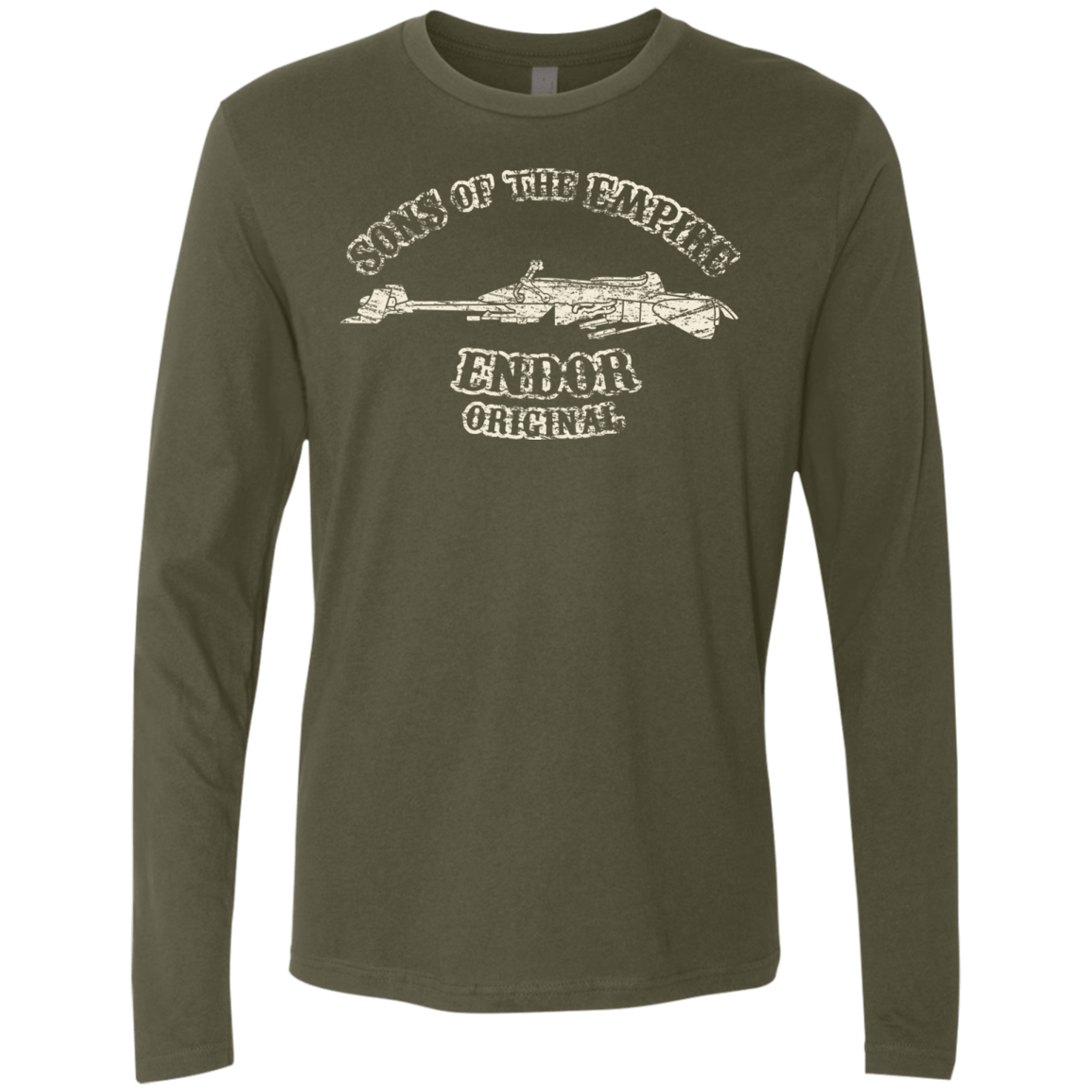 T-Shirts Military Green / S Sons of the Empire Speeder Men's Premium Long Sleeve