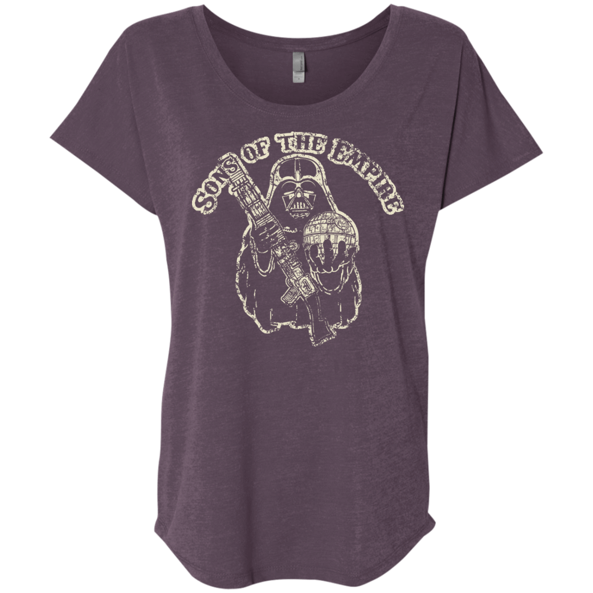 T-Shirts Vintage Purple / X-Small Sons of the empire Triblend Dolman Sleeve