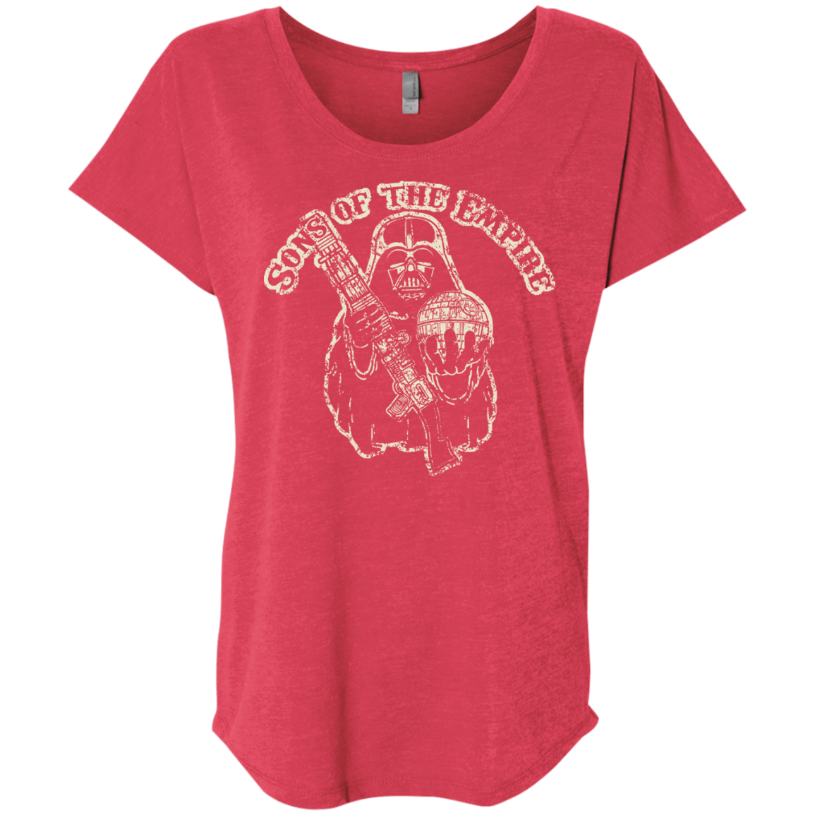 T-Shirts Vintage Red / X-Small Sons of the empire Triblend Dolman Sleeve
