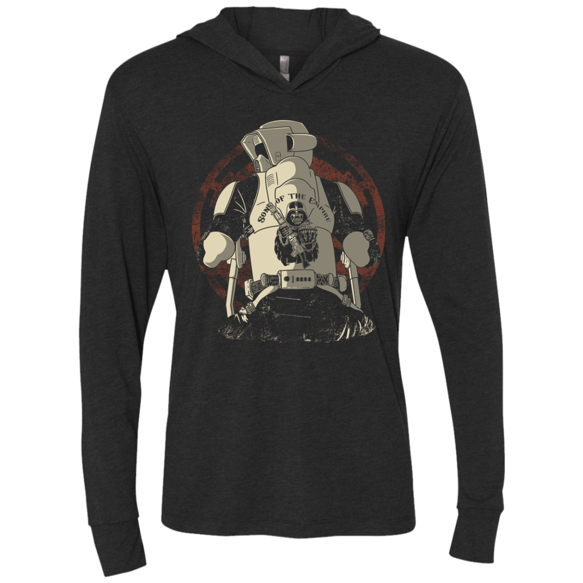 T-Shirts Vintage Black / X-Small Sons of the Empire Triblend Long Sleeve Hoodie Tee