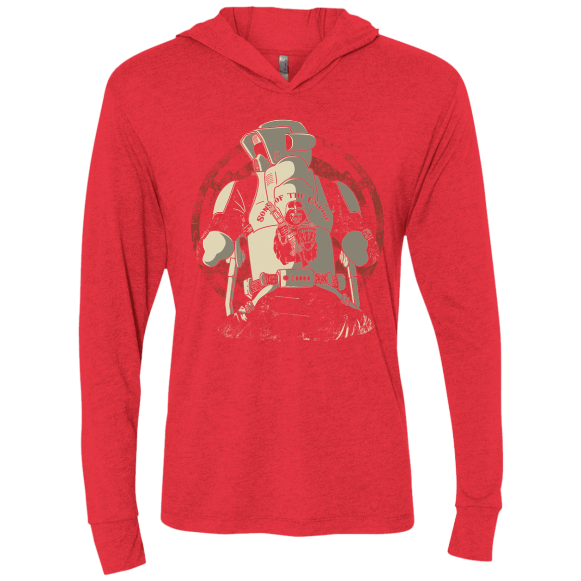 T-Shirts Vintage Red / X-Small Sons of the Empire Triblend Long Sleeve Hoodie Tee