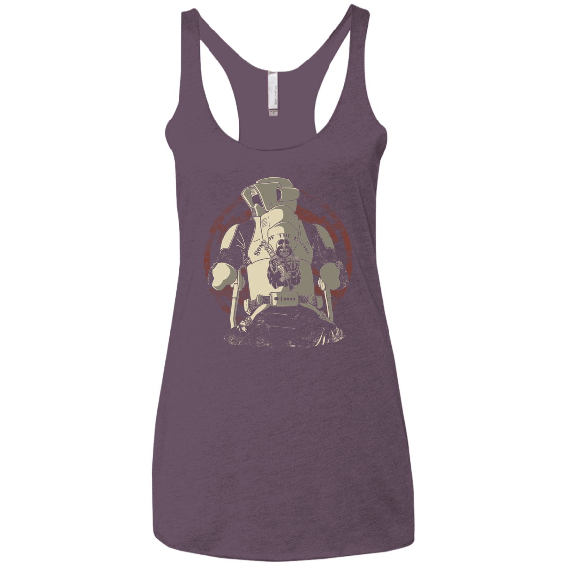 T-Shirts Vintage Purple / X-Small Sons of the Empire Women's Triblend Racerback Tank