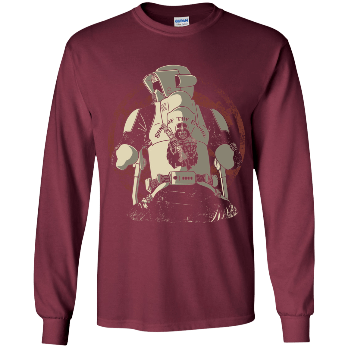 T-Shirts Maroon / YS Sons of the Empire Youth Long Sleeve T-Shirt