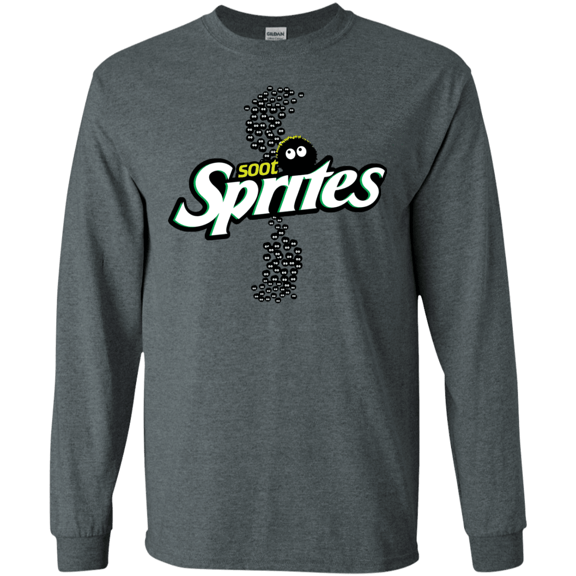 T-Shirts Dark Heather / S Soot Sprites Men's Long Sleeve T-Shirt