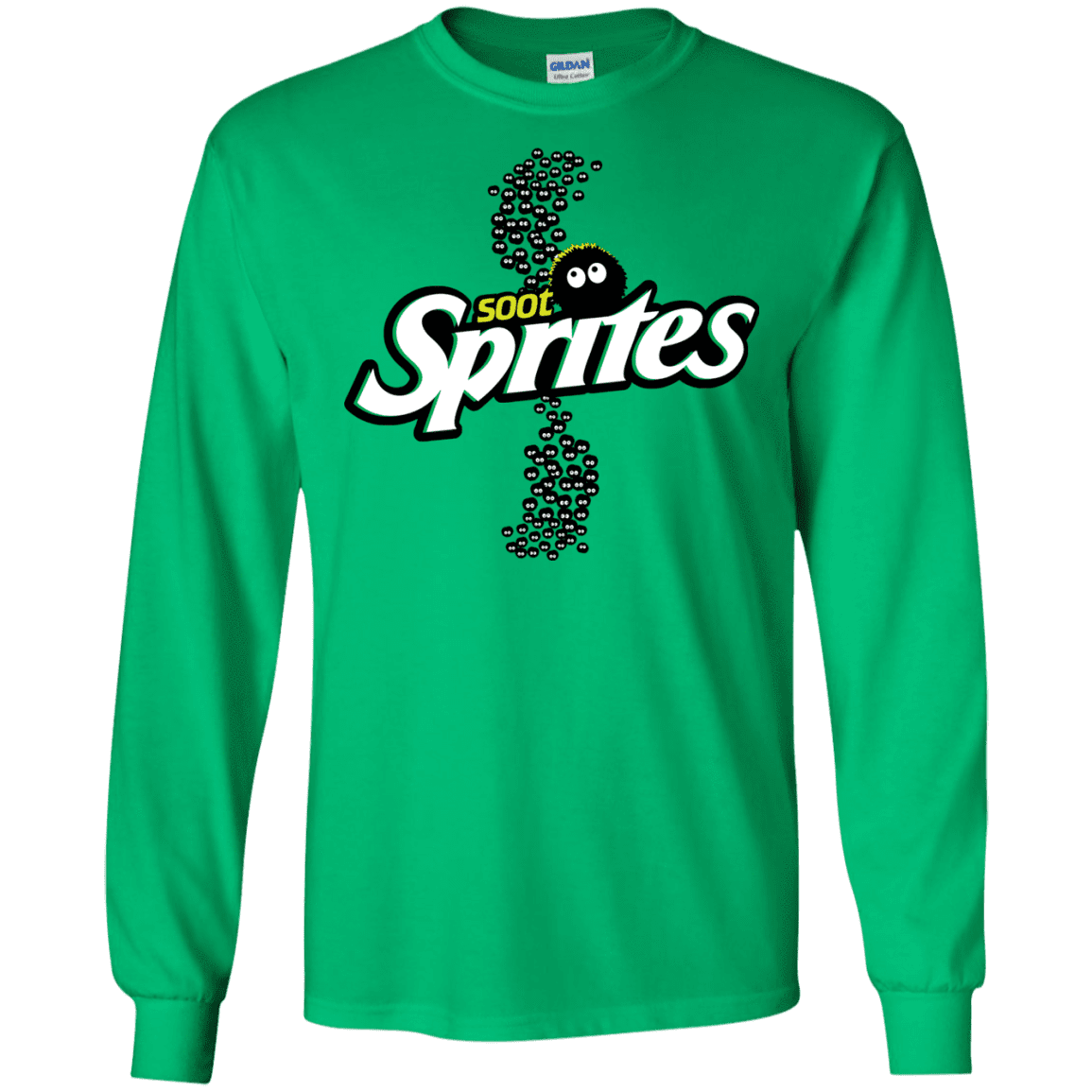 T-Shirts Irish Green / S Soot Sprites Men's Long Sleeve T-Shirt