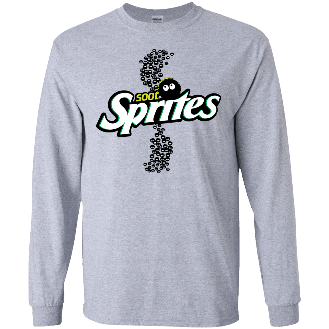 T-Shirts Sport Grey / S Soot Sprites Men's Long Sleeve T-Shirt