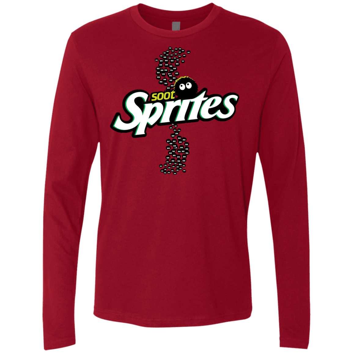 T-Shirts Cardinal / S Soot Sprites Men's Premium Long Sleeve