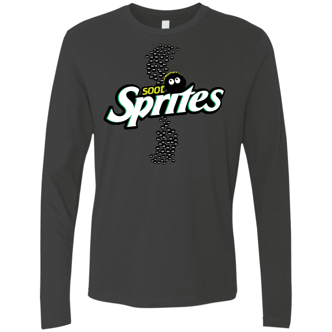 T-Shirts Heavy Metal / S Soot Sprites Men's Premium Long Sleeve