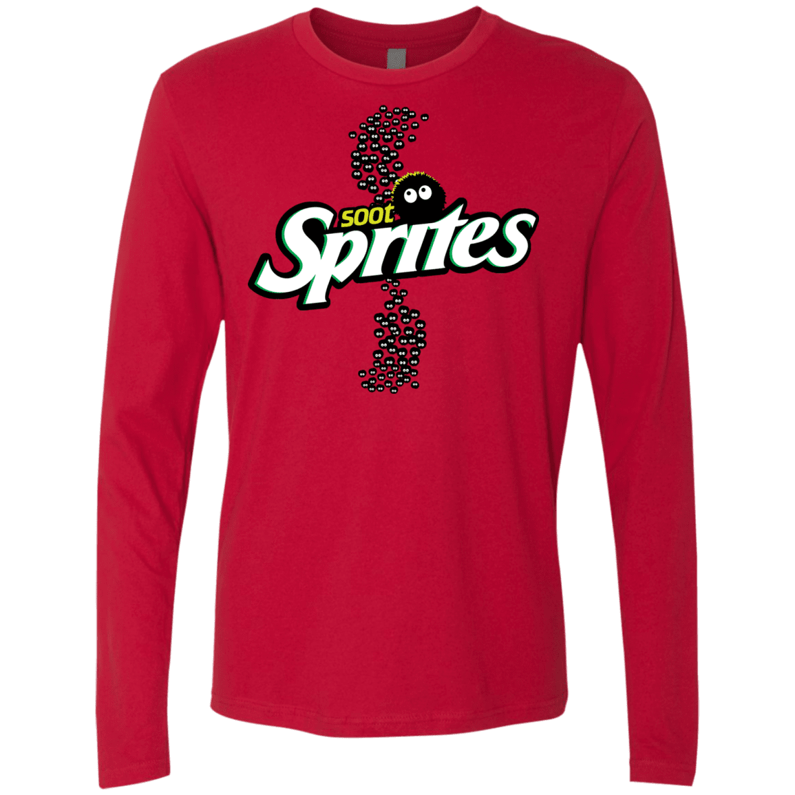 T-Shirts Red / S Soot Sprites Men's Premium Long Sleeve