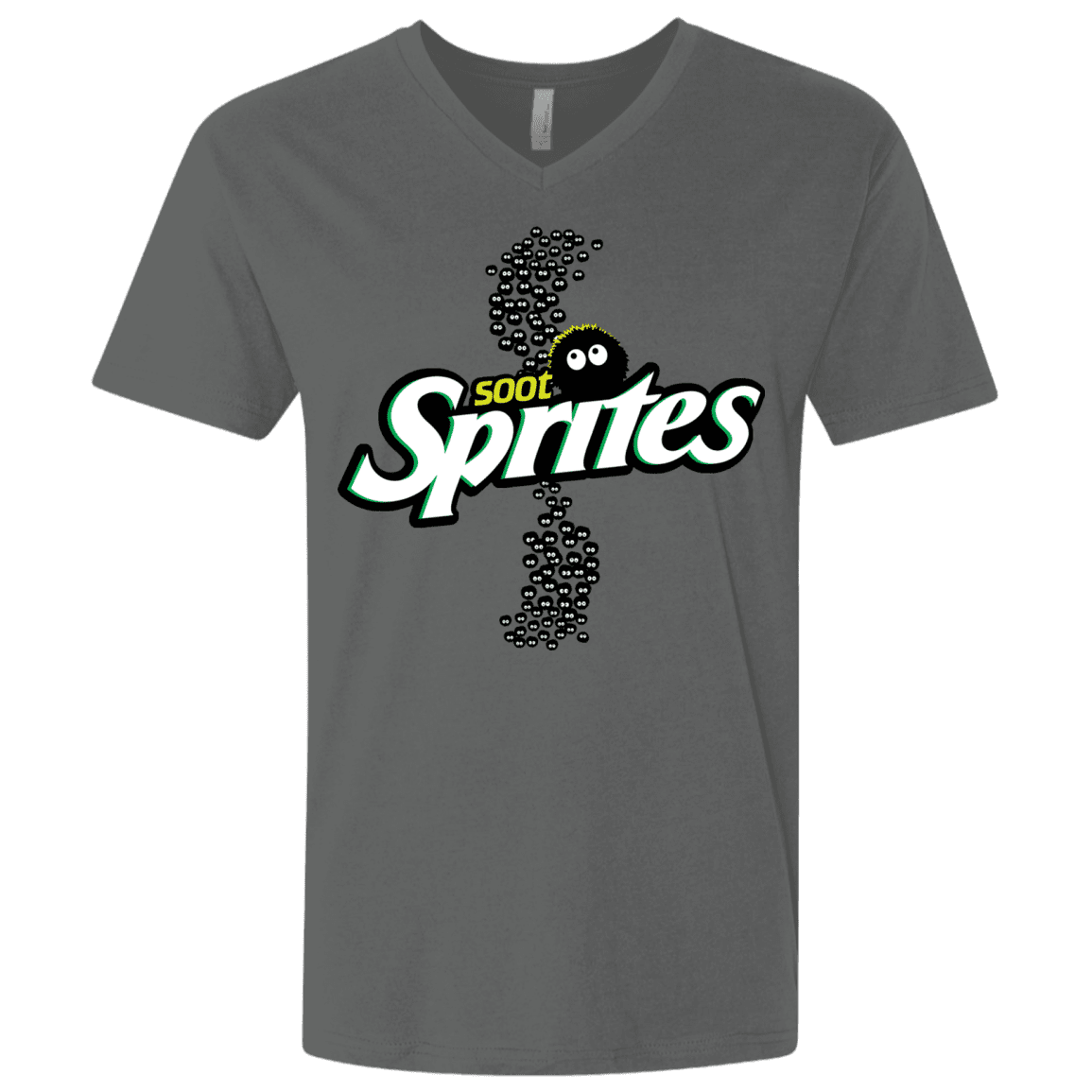 T-Shirts Heavy Metal / X-Small Soot Sprites Men's Premium V-Neck
