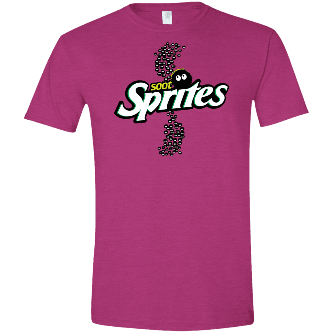 T-Shirts Antique Heliconia / S Soot Sprites Men's Semi-Fitted Softstyle