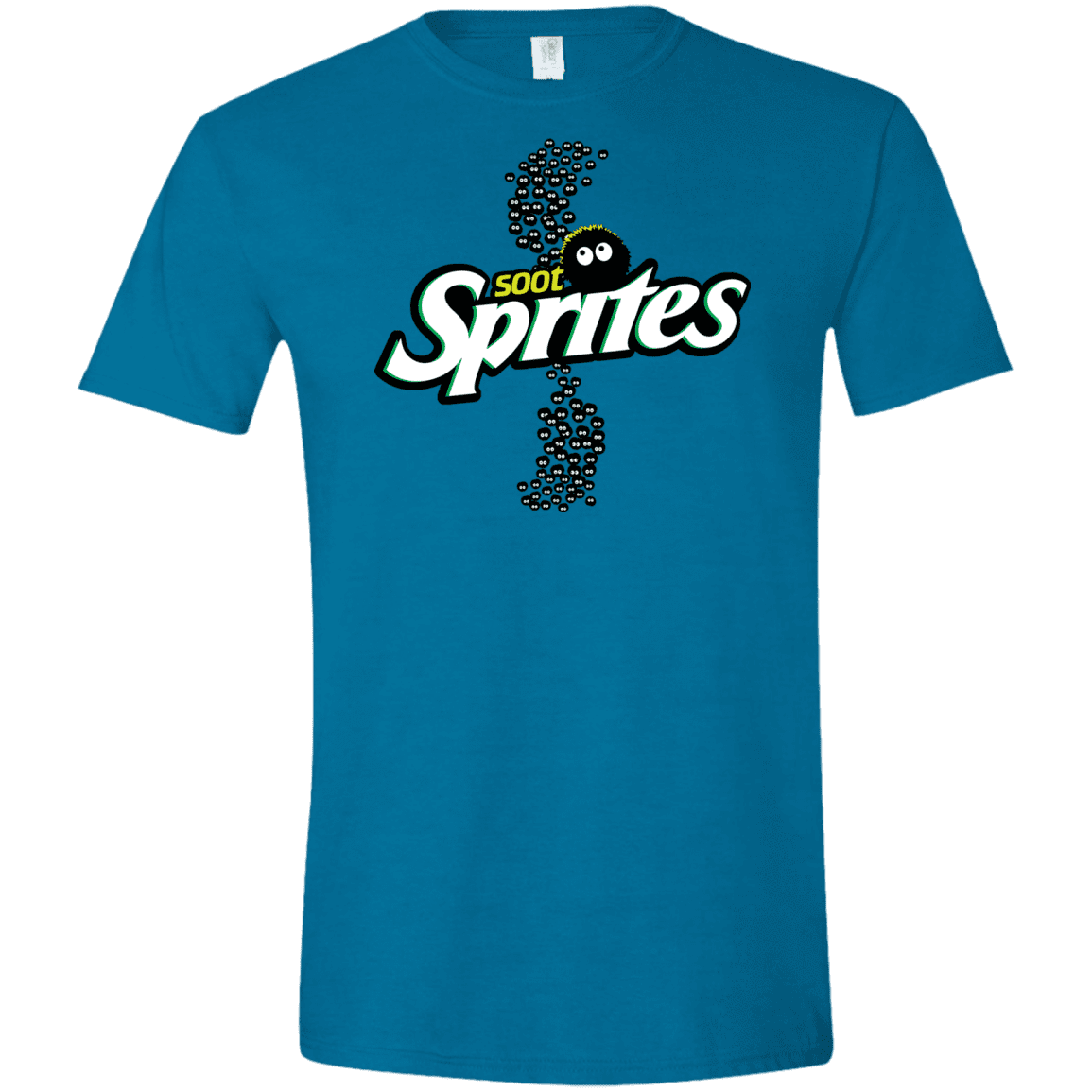 T-Shirts Antique Sapphire / S Soot Sprites Men's Semi-Fitted Softstyle
